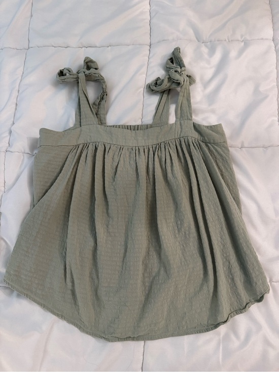 a.n.a Tops - a.n.a Sage Green Tie-Shoulder Camisole